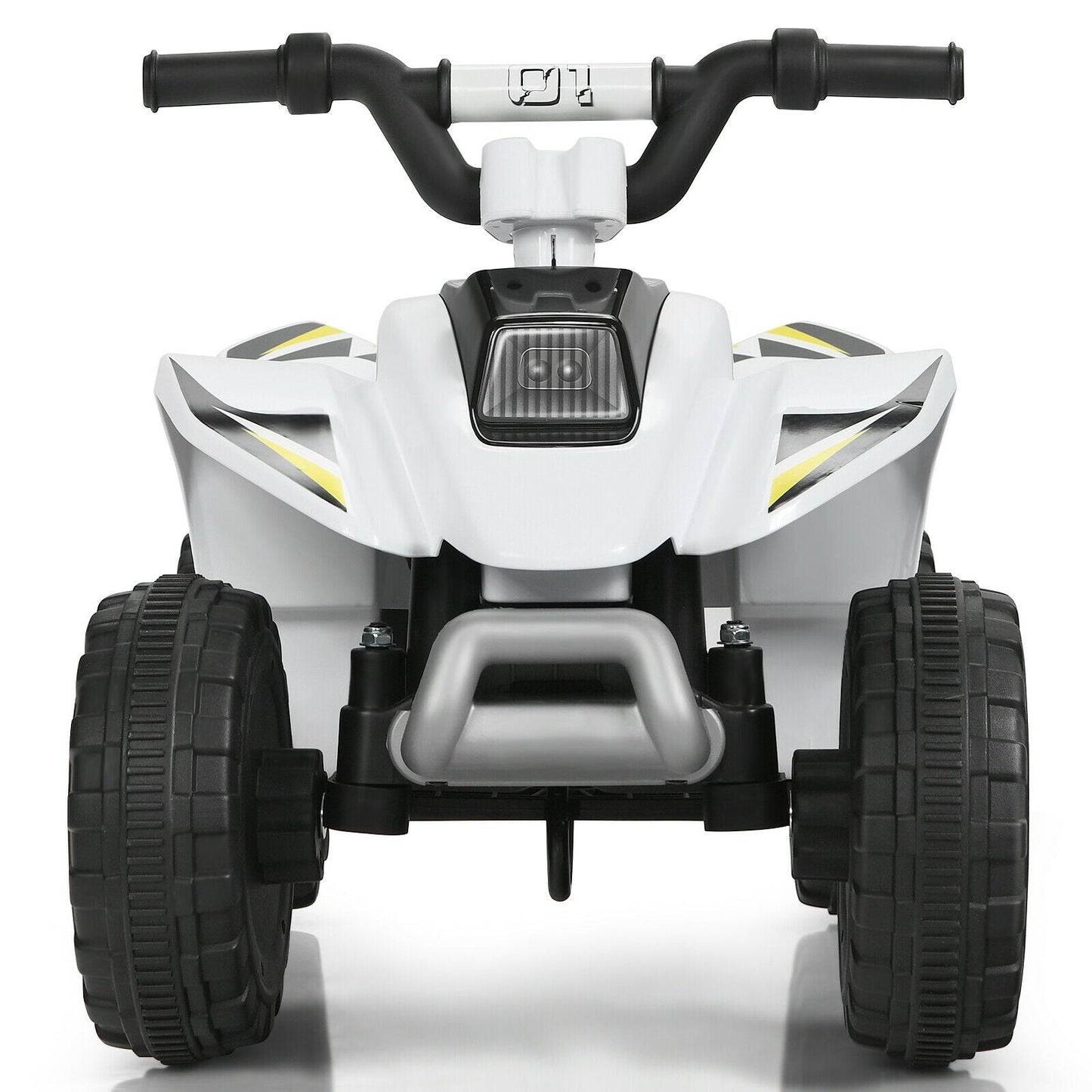6V Kids Electric ATV Ride-On Toy - White