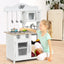 Wooden Pretend Play Kitchen Set for Kids with Accessories