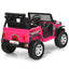 12V Kids Electric Ride On Truck - Pink with Remote Control