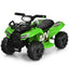 6V Kids ATV Quad Electric Ride On Car with LED Light - Green