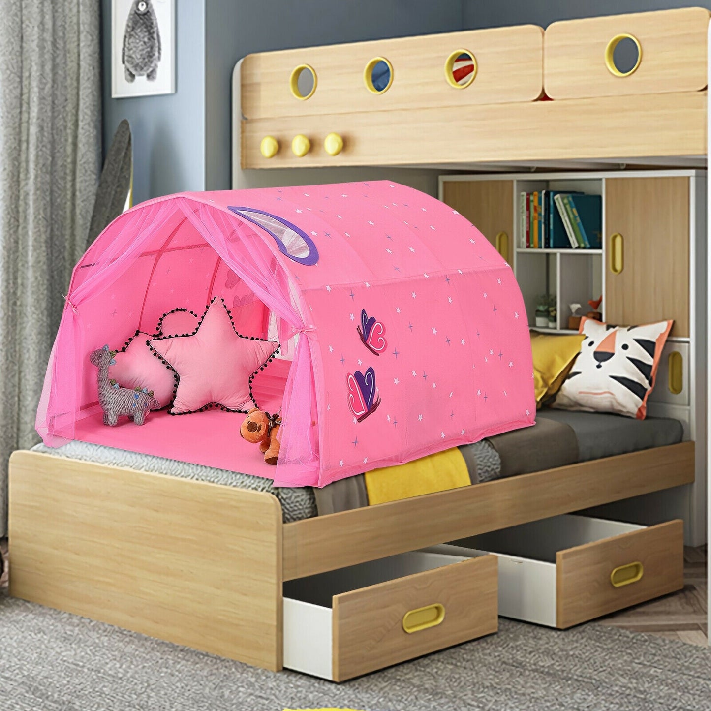 Kids Galaxy Starry Sky Dream Portable Play Tent - Pink