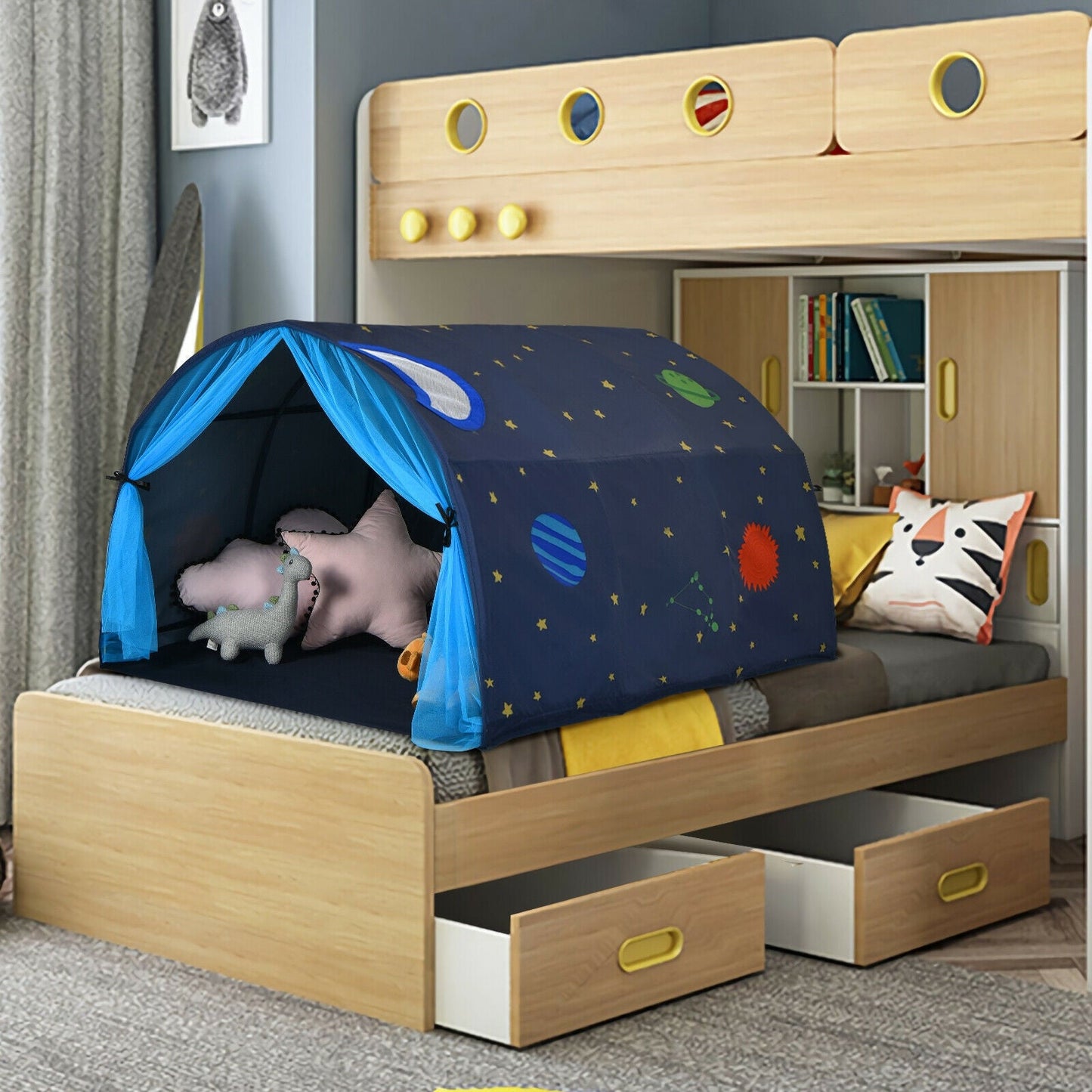 Kids Galaxy Starry Sky Dream Portable Play Tent - Blue
