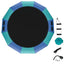 15 Feet Inflatable Splash Padded Water Bouncer - Blue