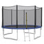 Trampoline de plein air premium avec filet de sécurité et échelle - 12 pi