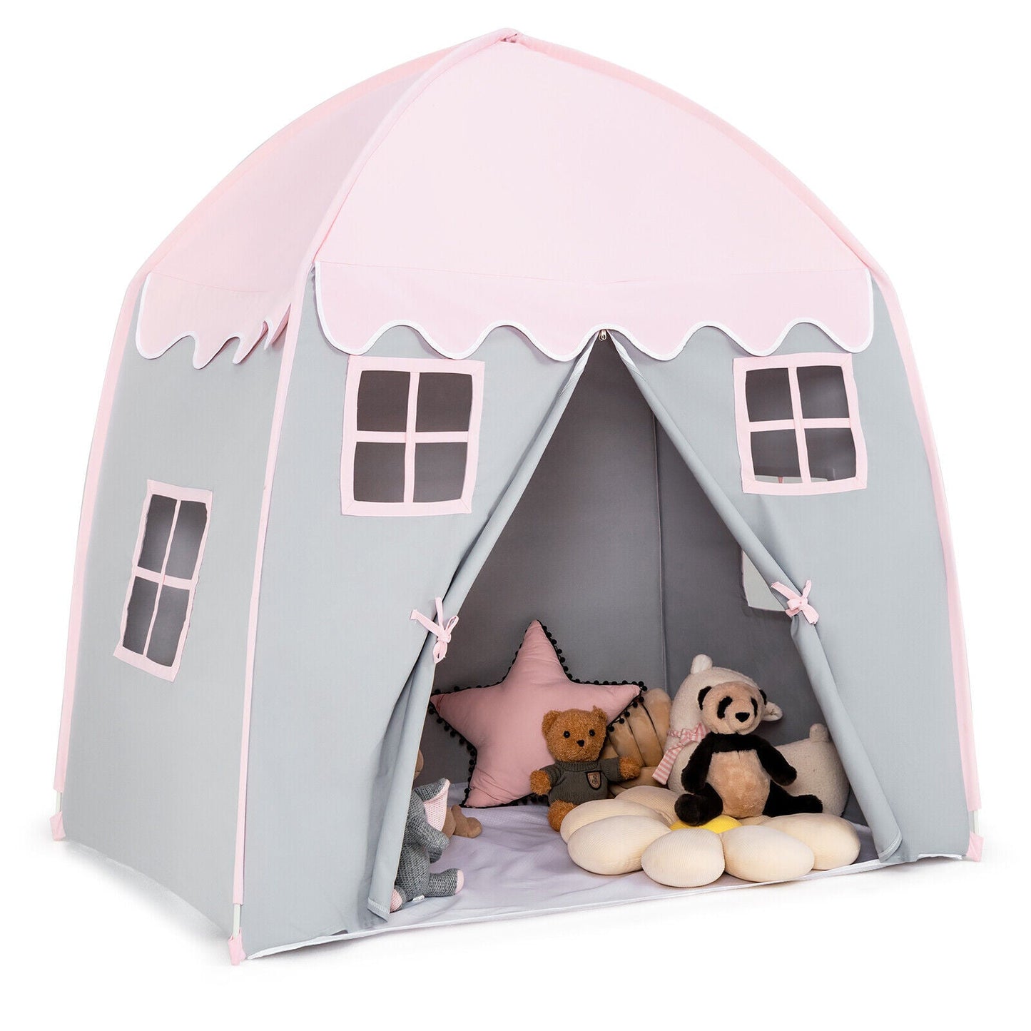 Gbruno Portable Indoor Kids Play Castle Tent - Pink