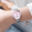 Montre analogique en quartz élégante pour femmes - Décontractée et étanche