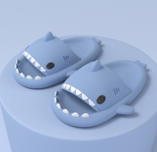 Chanclas de Verano con Diseño de Tiburón para Hombres y Mujeres