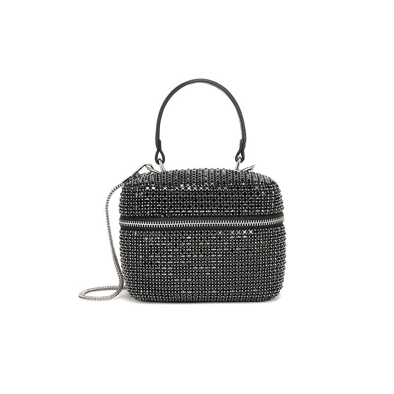 Sac à bandoulière carré petit avec chaîne de mode printanière