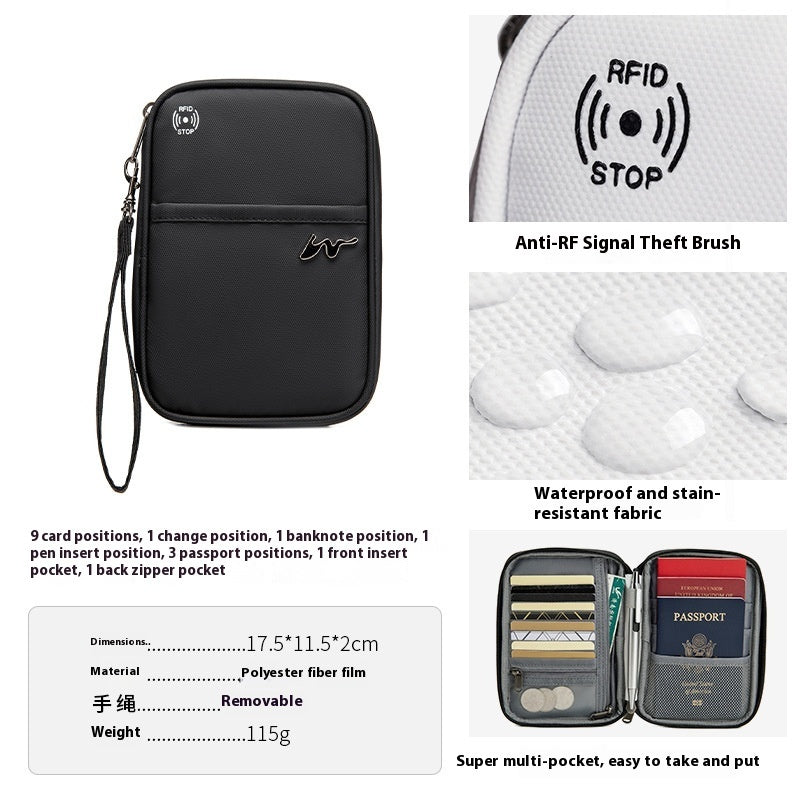 Funda de Pasaporte Antirrobo RFID Premium para Viajes