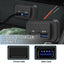 Cargador de coche dual USB PD QC3.0 12-24V 4.8A con salida de potencia LED
