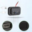 Cargador de coche dual USB PD QC3.0 12-24V 4.8A con salida de potencia LED
