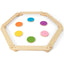 12-Piece Kids Wooden Balance Beam Set with Colorful Stepping Stones