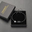 Bracelets en perles de pierre noire pour couples - Collection Zodiac