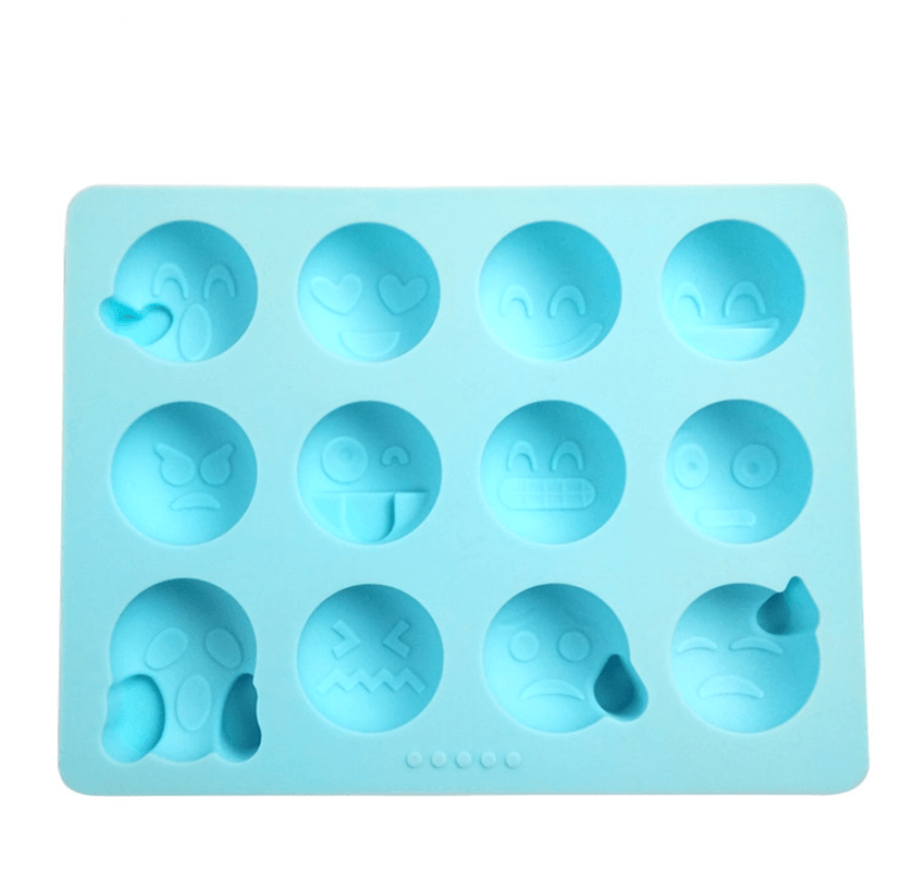 Moule à pâtisserie en silicone Émoticônes pour des friandises créatives