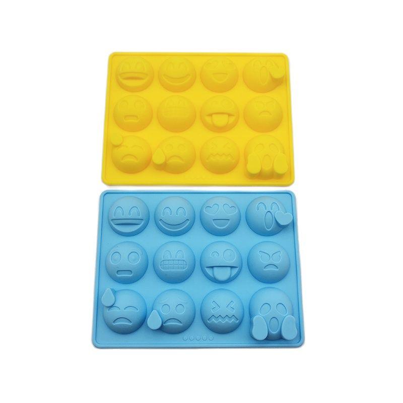 Moule à pâtisserie en silicone Émoticônes pour des friandises créatives