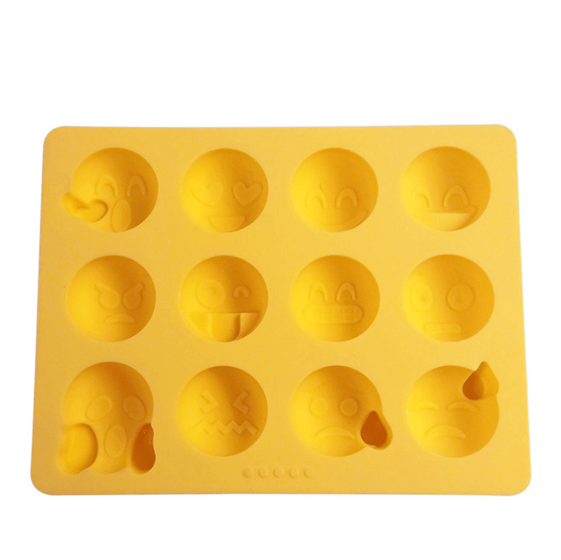 Moule à pâtisserie en silicone Émoticônes pour des friandises créatives