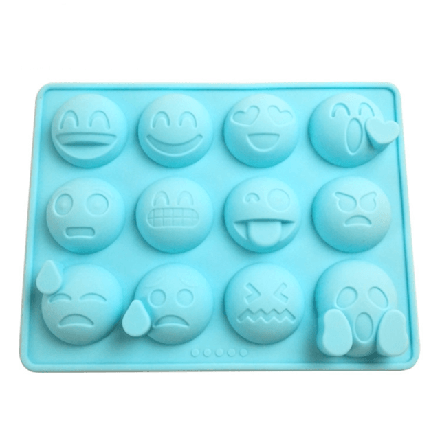 Moule à pâtisserie en silicone Émoticônes pour des friandises créatives