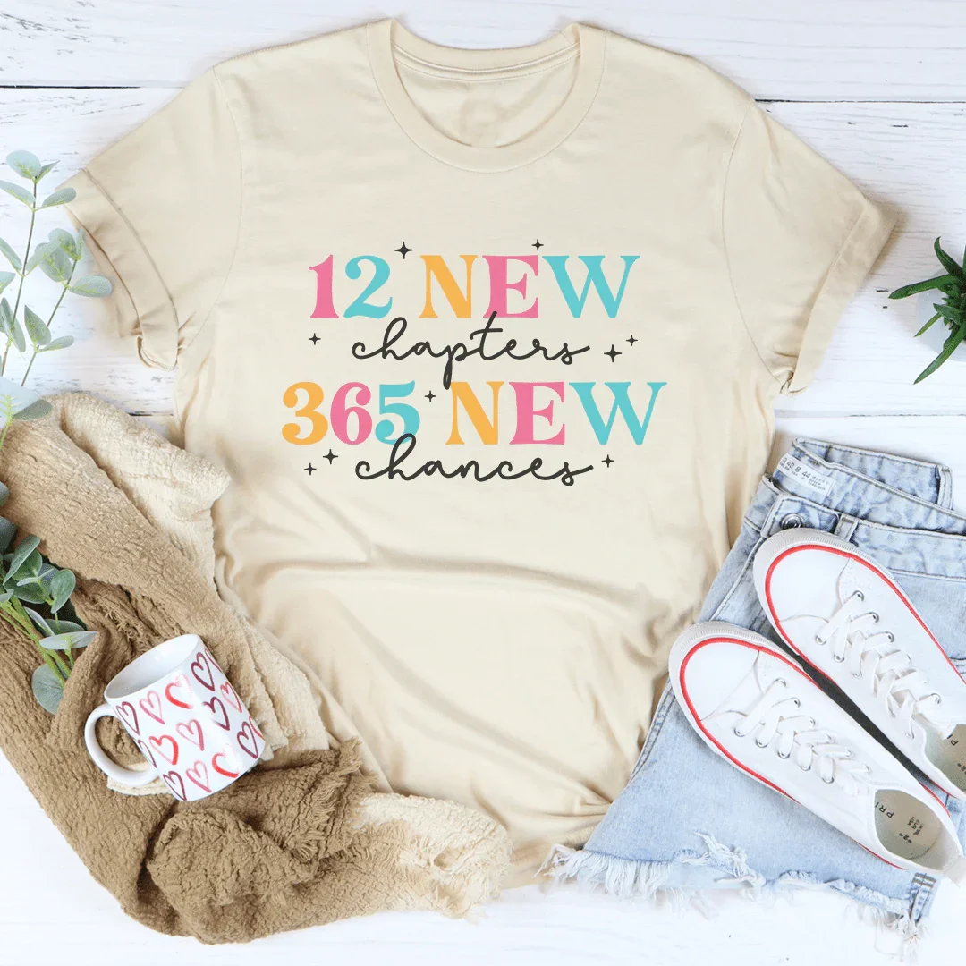 T-shirt 12 Nouveaux Chapitres 12 Nouvelles Chances