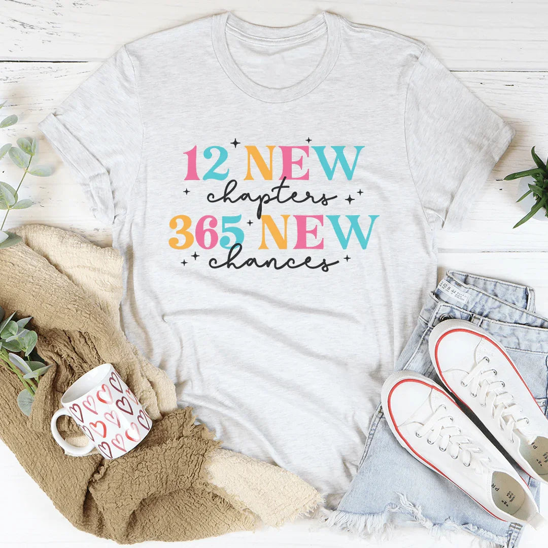 T-shirt 12 Nouveaux Chapitres 12 Nouvelles Chances