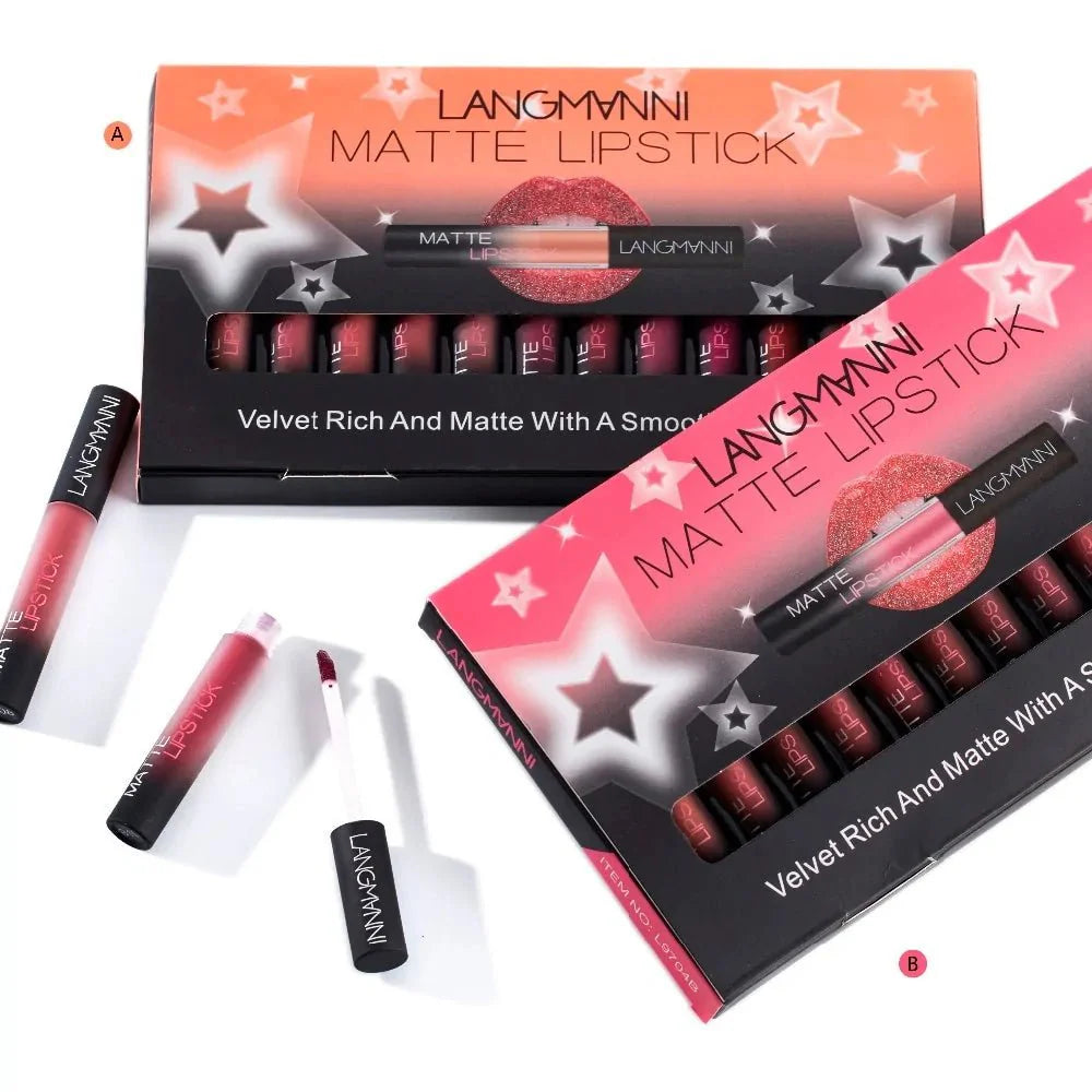 Juego de Labiales de Lujo de 12 Piezas