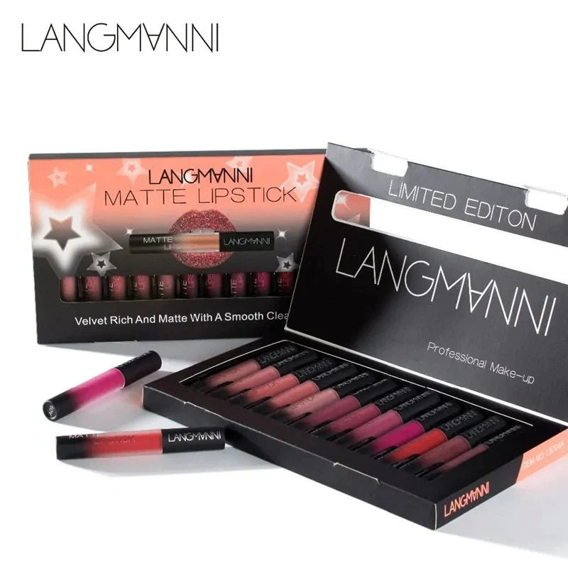 Juego de Labiales de Lujo de 12 Piezas