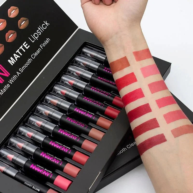Juego de Labiales de Lujo de 12 Piezas