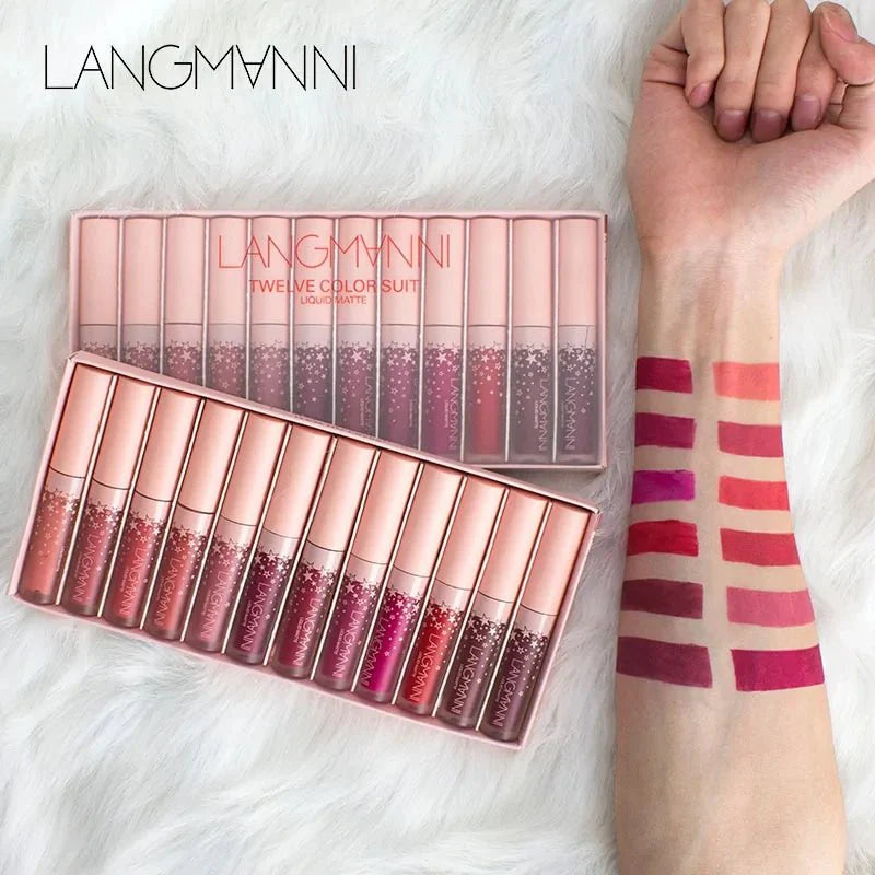 Juego de Labiales de Lujo de 12 Piezas