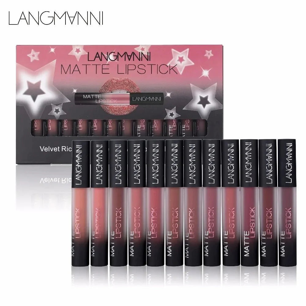 Juego de Labiales de Lujo de 12 Piezas