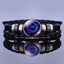 Bracelet en Cuir avec Charms des Signes du Zodiaque - Bangle Multicouche pour Hommes et Femmes