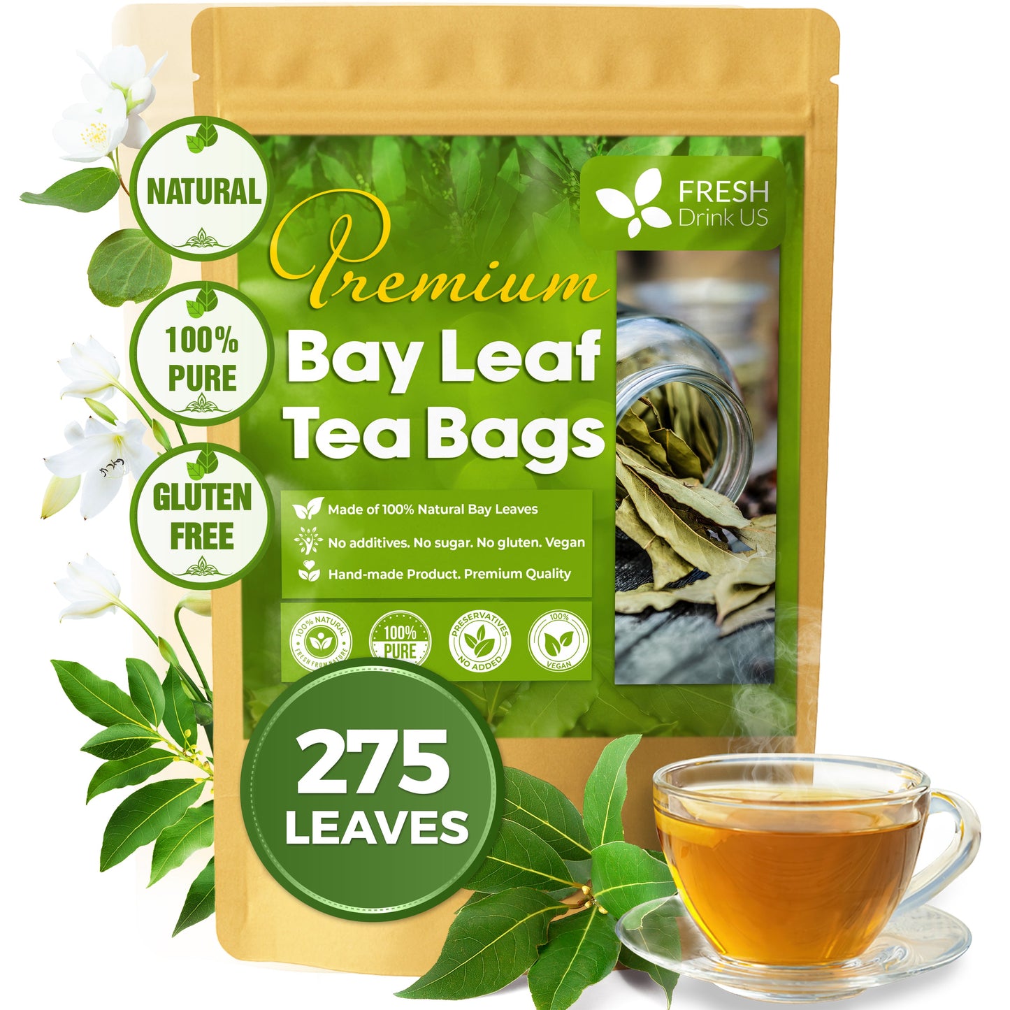 Premium Dried Bay Leaves - Whole & Powdered Spice