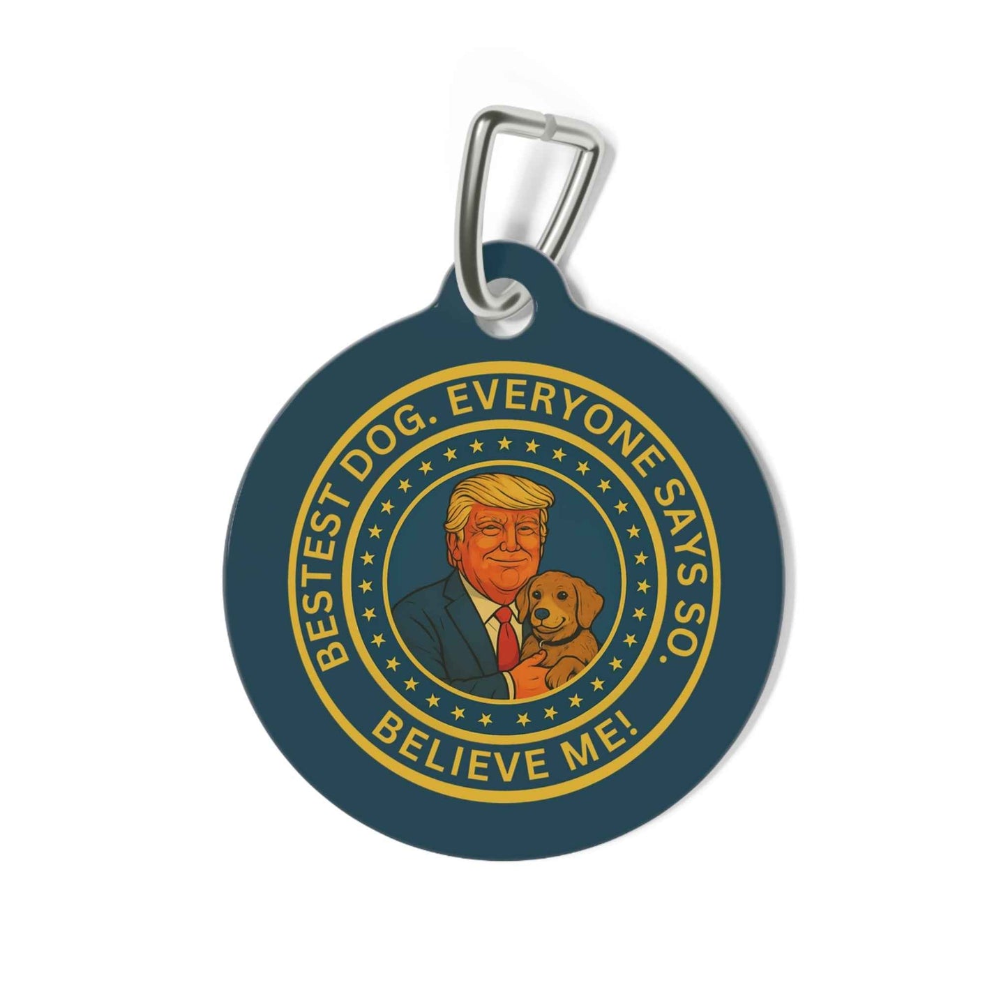 Political Parody Pet Tag - Bestest Dog