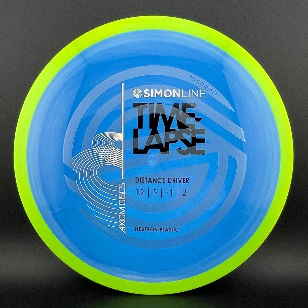 Neutron Time-Lapse (Re-Tooled) - Error de impresión de Simon Line