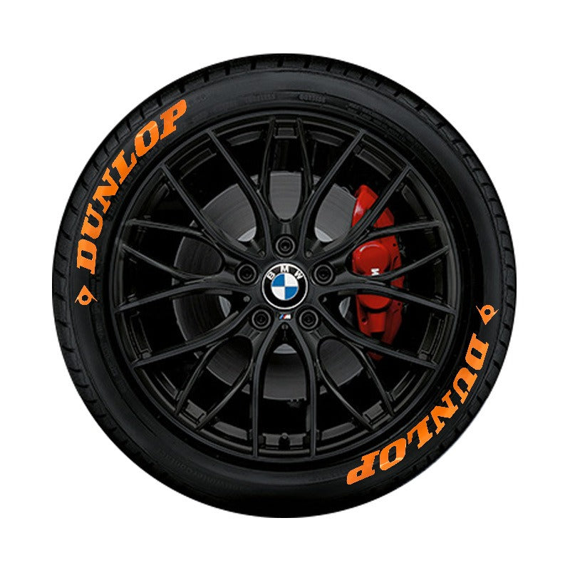【 Font Set 】 Car Tire Stickers Tire Letter Stickers English Letter 3D Stereoscopic Stickers - Korvel