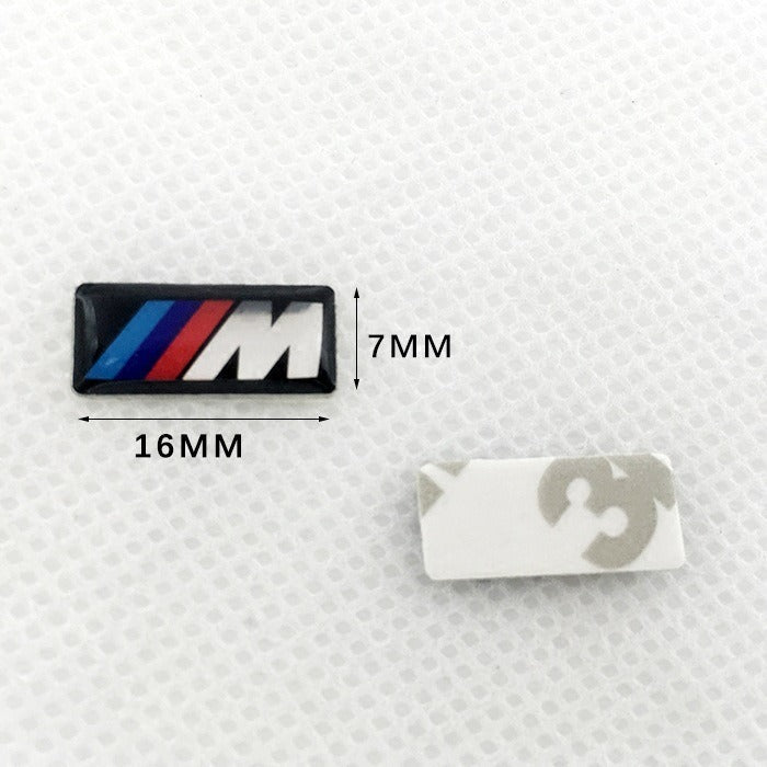 Suitable for BMW steering wheel decoration sticker 3 series 5 series 7 series BMW X1X3X5X6 key hub M car sticker - Korvel