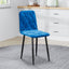 Dining Chairs Set of 4, Modern Kitchen Dining Room Chairs, Velvet Dining Chair Upholstered Cushion Seat and Sturdy Metal Legs - Korvel