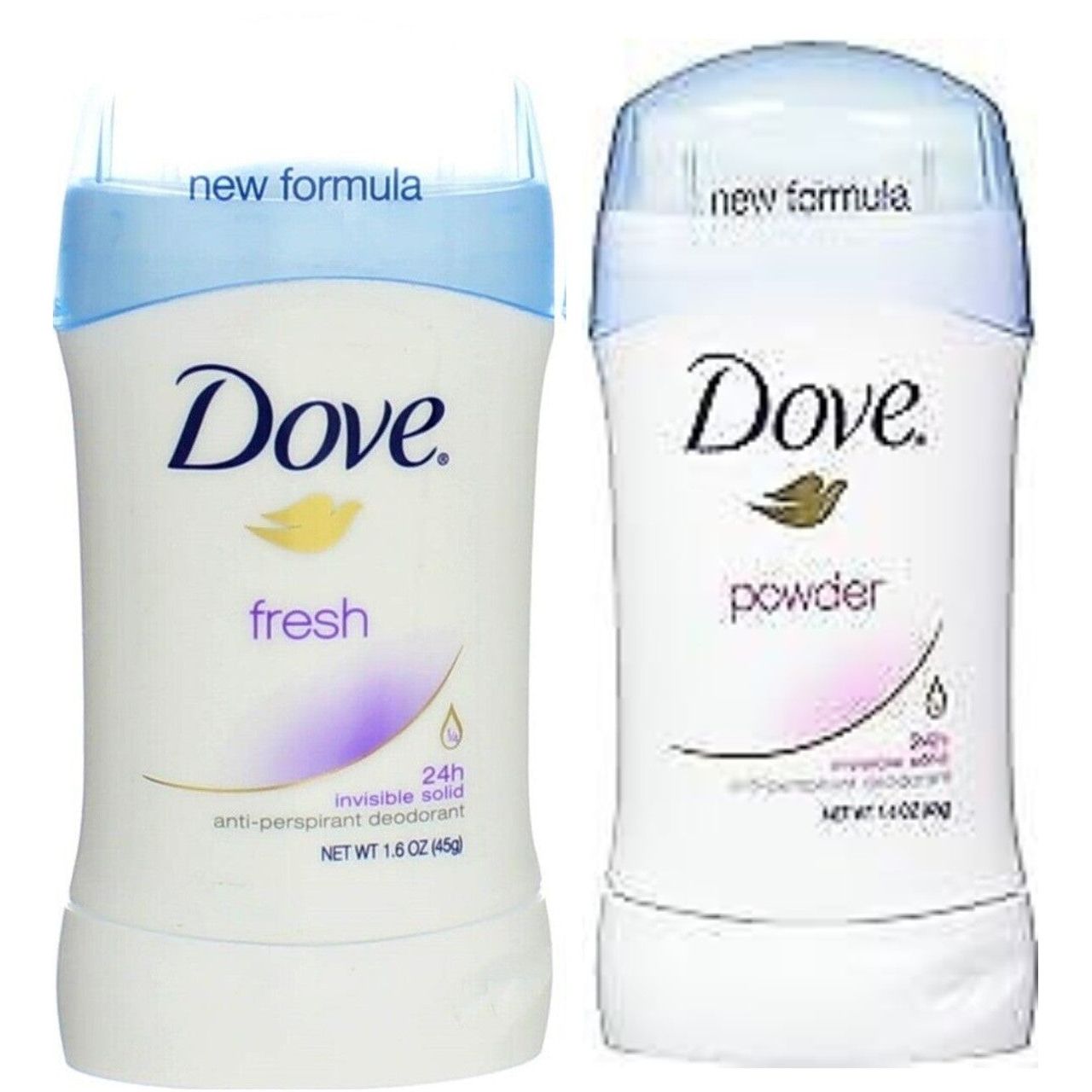 Déodorant Antitranspirant Solide Invisible Dove Frais, 1,6 Oz