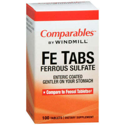 Sulfate de fer 325 mg - 100 comprimés premium