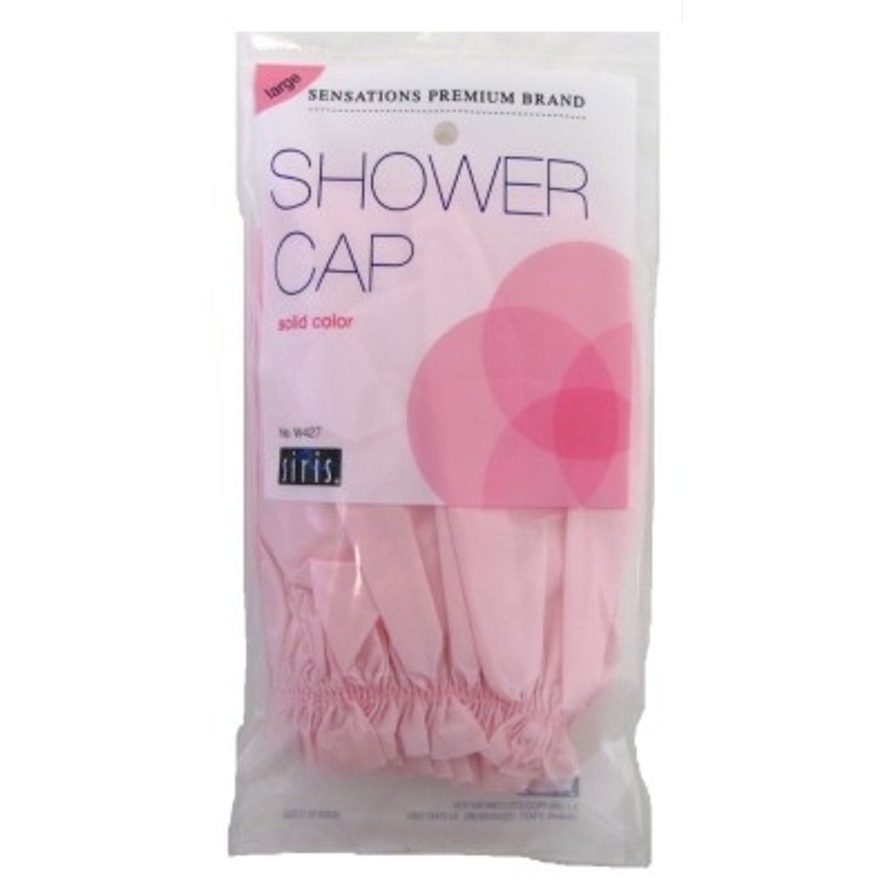 Siris Solid Vinyl Shower Cap - Large, Assorted Colors