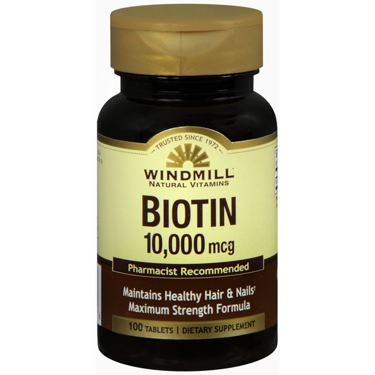 Biotin 10,000 Mcg - 100 Tablets