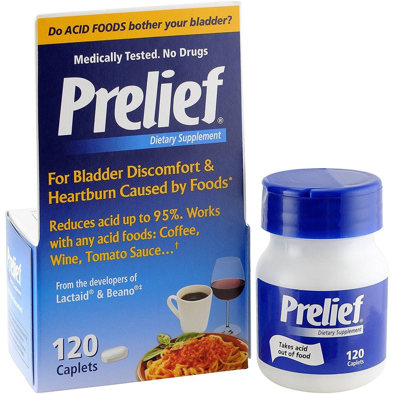 Préparation de Calcium Glycérophosphate Prelief 120 Comprimés