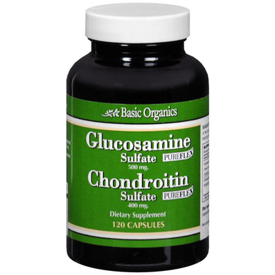Capsules de Glucosamine 500mg et Chondroïtine 400mg - 120 unités