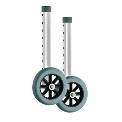 Roues Nova 5" 410Si pour déambulateur 1" - Gris