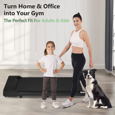 8.10 Walking Pad Under Desk Treadmill - 2.5HP, 300LBS Capacity