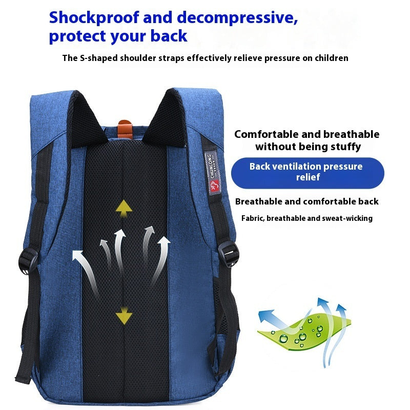 Premium School Backpack for Grades 3-6 - Stylish & Functional