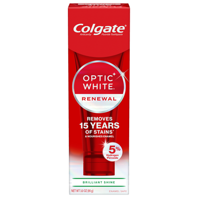 Dentifrice Colgate Optic White Renewal Brillant Éclat, 3,0 Oz