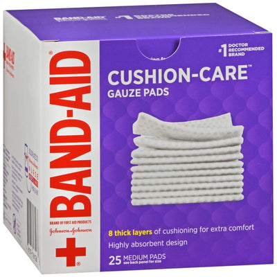 Compresas de gasa Cushion Care de la marca Band-Aid - Medianas