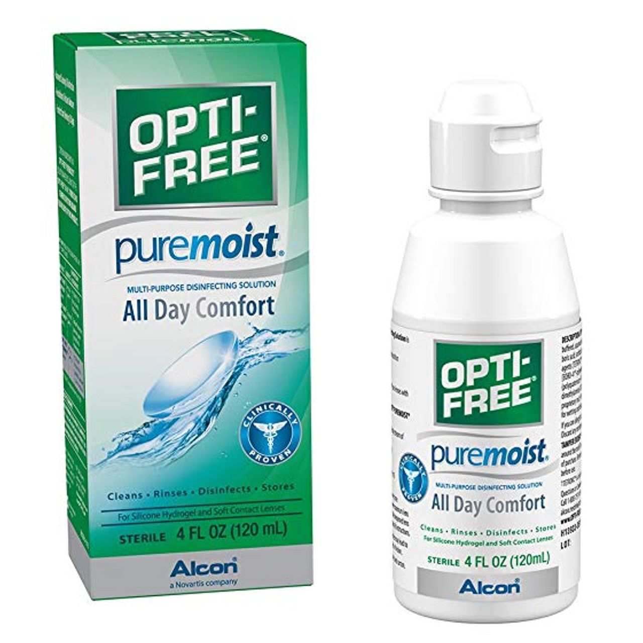 Solución Multiuso Opti-Free Puremoist 4 Fl Oz