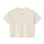 T-shirt Boxy Cropped Chat Observateur Juge Reposant