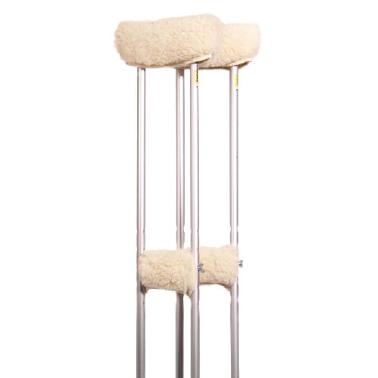 Couvre-crutches Premium Sheepette pour confort et protection