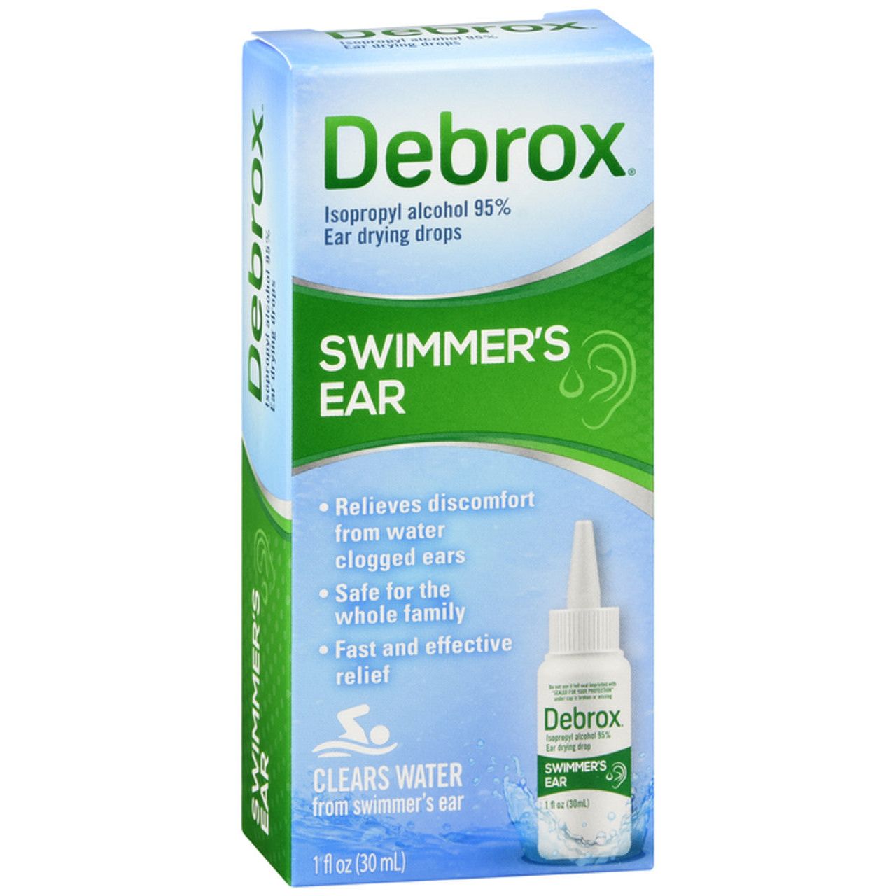 Gouttes auriculaires Debrox pour nageurs - 1 Fl Oz